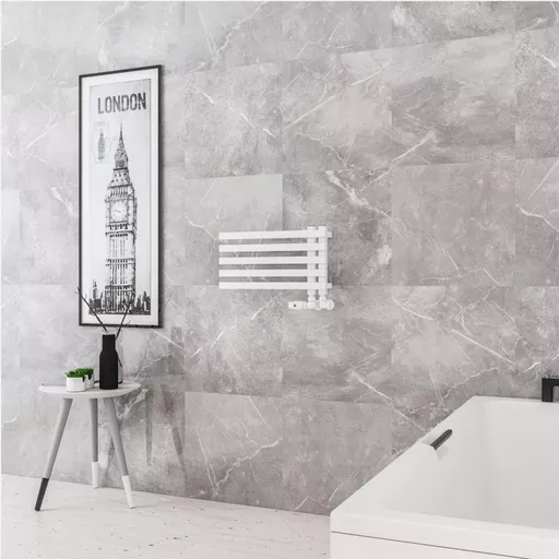 Reinbach 290 x 500mm Towel Rail Matt White