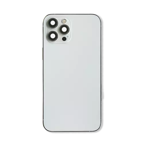 Back Housing With Internal Parts (Silver) (No Logo) - For iPhone 12 Pro Max