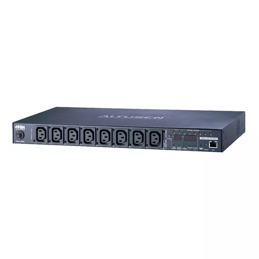 ATEN 1U 10A 8 Outlet Switched Bank Metered PDU + Free Eco PDU Manager Software