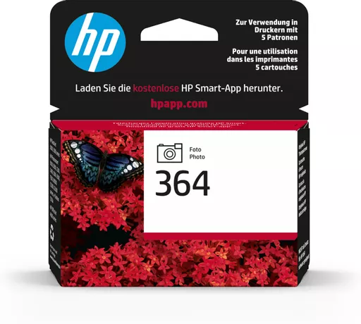 HP CB317EE/364 Ink cartridge foto black, 130 pages ISO/IEC 24711 130 Photos 3ml for HP PhotoSmart C 309/D 5460/7510