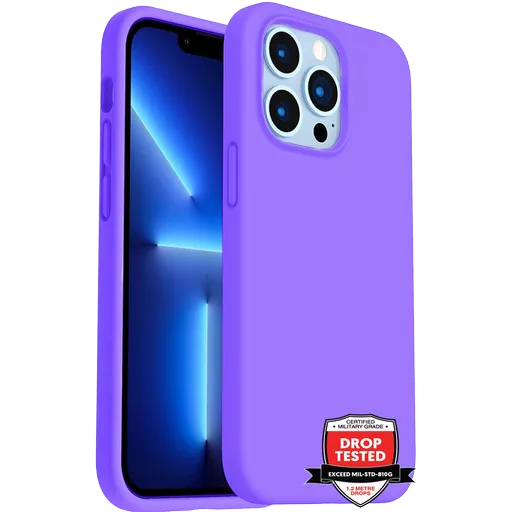 Silicone for iPhone 14 Plus - Purple