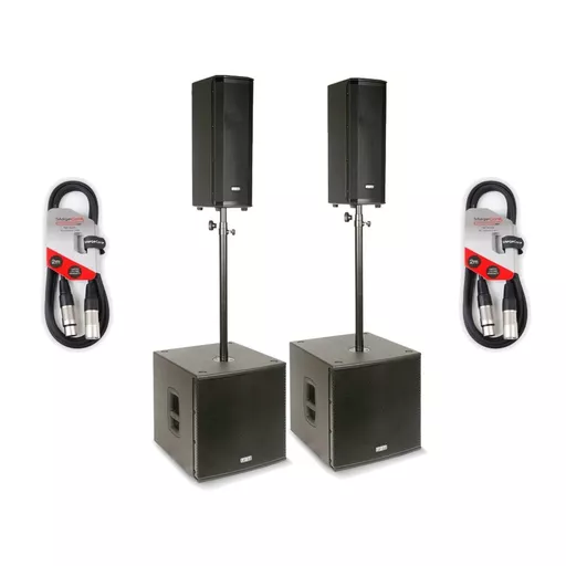 FBT VN 2500 Active Speaker & Sub System Package