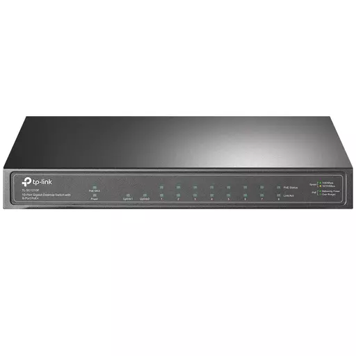 TP-Link TL-SG1210P network switch Unmanaged Gigabit Ethernet (10/100/1000) Power over Ethernet (PoE) Grey