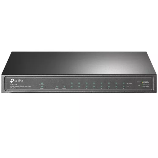 TP-Link TL-SG1210P network switch Unmanaged Gigabit Ethernet (10/100/1000) Power over Ethernet (PoE) Grey