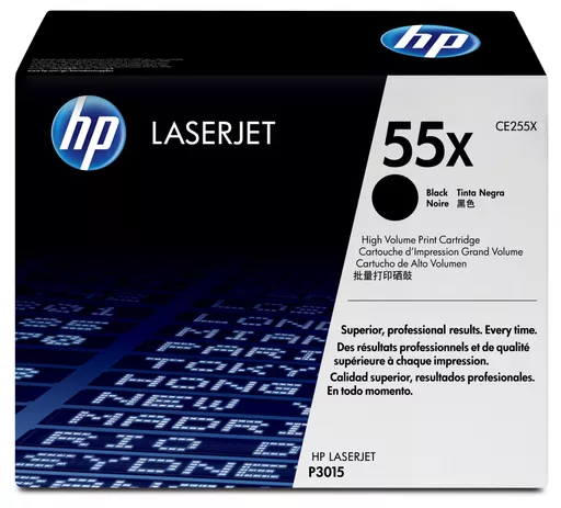 HP CE255X/55X Toner cartridge black high-capacity, 12.5K pages ISO/IEC 19752 for HP LaserJet P 3015