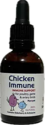 phytopet chicken immune dropper bottle with a plain backround