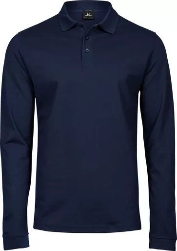 Men's Luxury Stretch Long Sleeve Polo