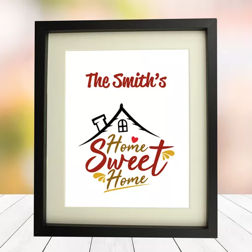 Home Sweet Home 10 x 8 Framed Picture