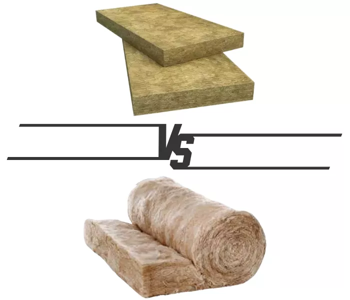 Mineral wool vs Glass wool.png
