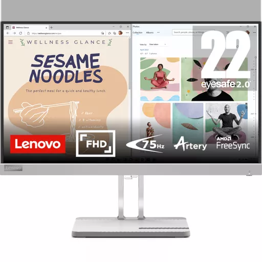 Lenovo L22e-40 21.5" FHD Monitor, Cloud Grey