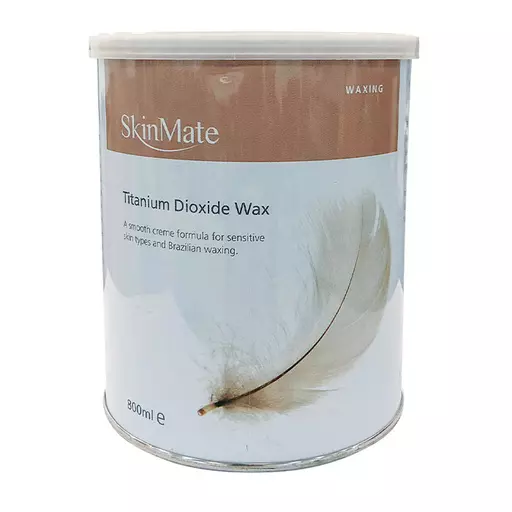 SkinMate White Pot Wax 800ml Delicate skin