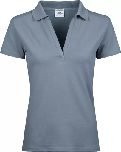 Women's Luxury Stretch V-Neck Polo