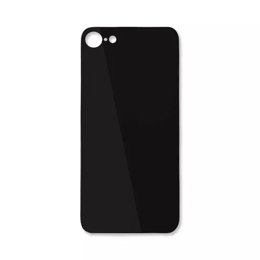 Back Glass (Big Hole) (No Logo) (Space Grey) (CERTIFIED) - For iPhone 8