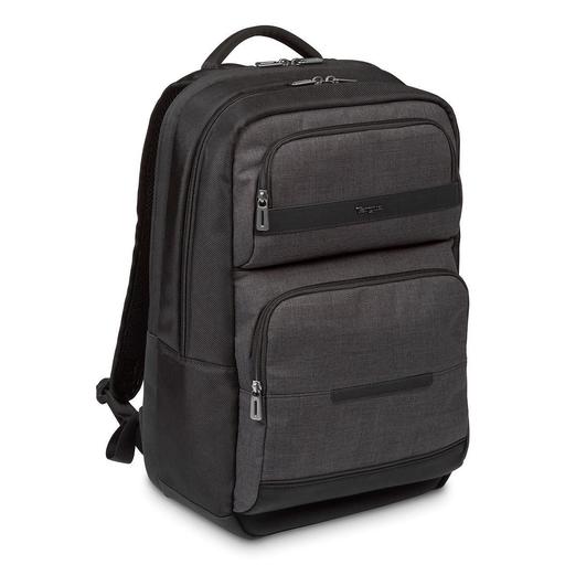 Targus CitySmart backpack Casual backpack Black, Grey Faux leather, Polyurethane (PU)