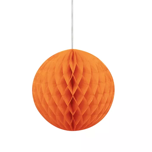 Orange Honeycomb Ball