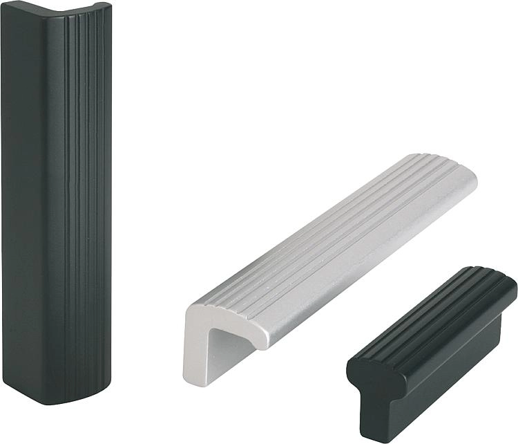 K0232 - Ledge Handles In Aluminium Length 30-120mm