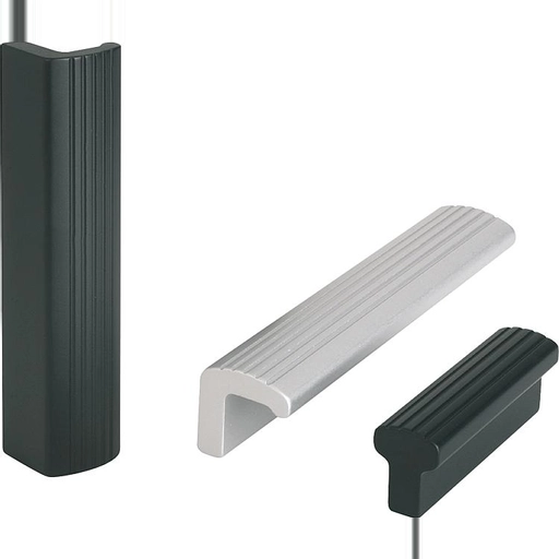 K0232 - Ledge Handles In Aluminium Length 30-120mm