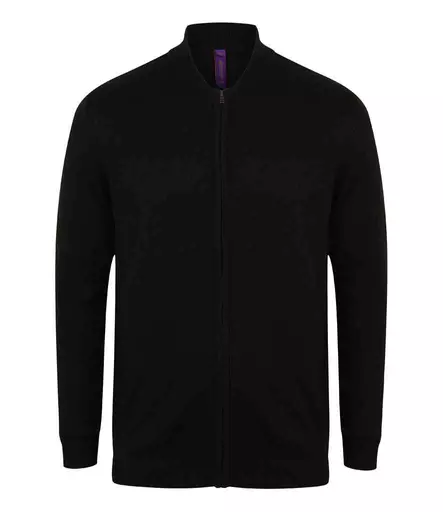 Henbury Unisex Zip Through Cardigan