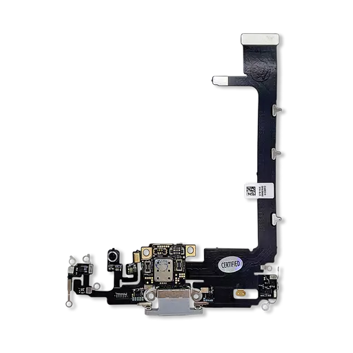 Charging Port Flex Cable (w/ Board) (White) (CERTIFIED - Aftermarket) - For iPhone 11 Pro Max