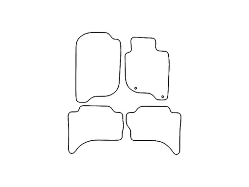 Mitsubishi L200 Double Cab 2015+ Tailored 3mm Rubber Mats
