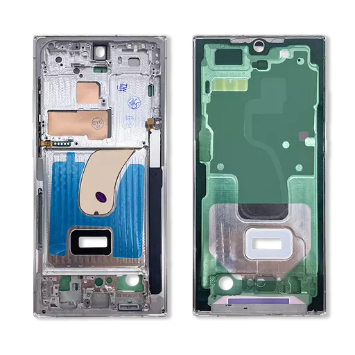 Mid Frame Assembly (REFRESH+) (Silver) - For Galaxy S23 Ultra (S918)