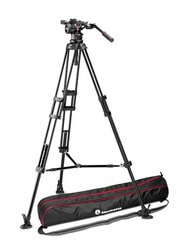 Nitrotech N12 video head w/ Twin leg tripod middle spreader