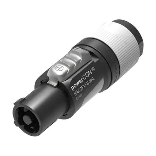 Neutrik NAC3FXXB-W-L PowerCON Cable Connector