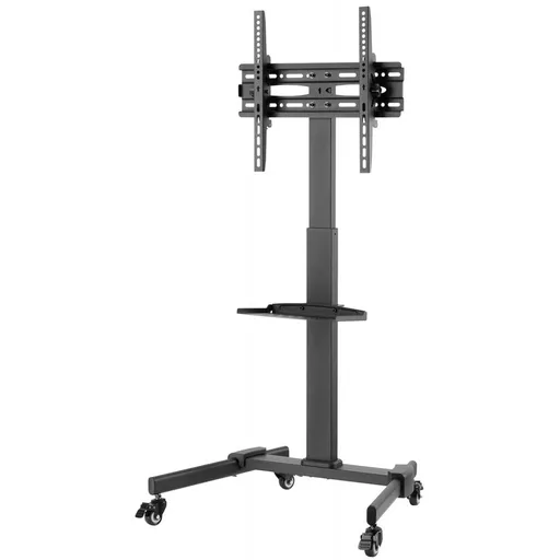AV Link Compact Height Adjustable TV Trolley with Shelf