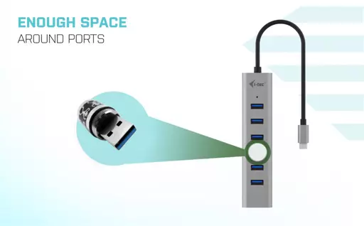 i-tec USB-C Charging Metal HUB 7 Port