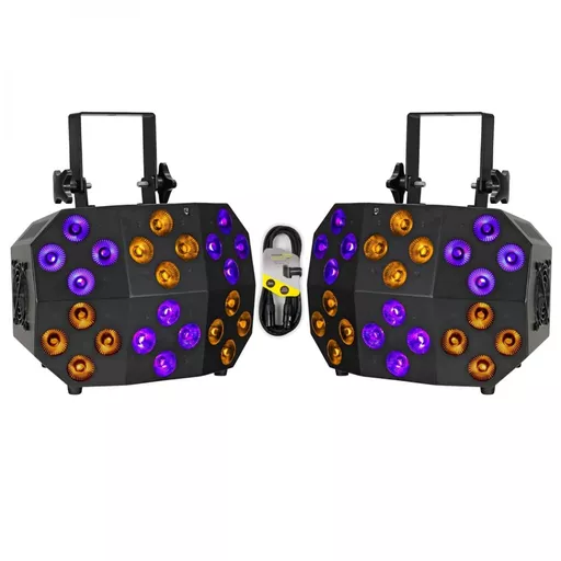 Equinox Double Decker Wash Lighting Effect Twin Pack Bundle