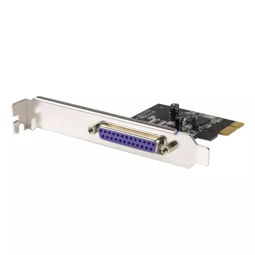 StarTech.com 1-Port Parallel PCIe Card - PCI Express to Parallel DB25 Adapter Card - Desktop Expansion LPT Controller for Printers, Scanners & Plotters - SPP/ECP - Standard/Low Profile