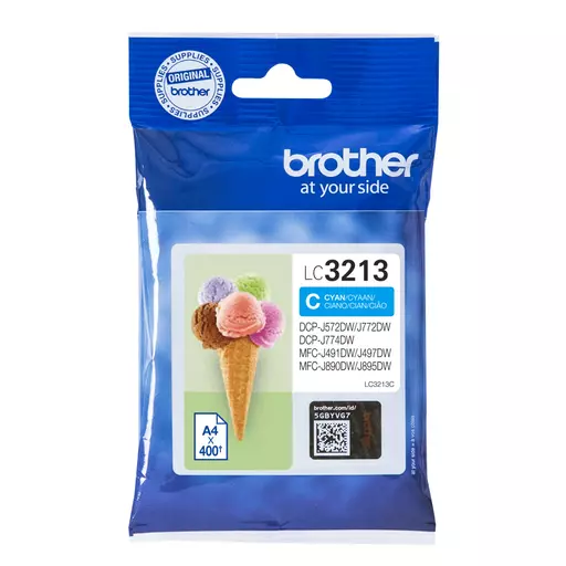 Brother LC-3213C Ink cartridge cyan, 400 pages ISO/IEC 19752 for Brother DCP-J 772