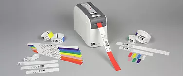Zebra Z-Band Direct Wristband White Roll
