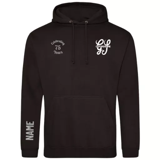 OxfordshireGangShow2027_AdultsOverheadHoodie_Black_Silver_Front.png