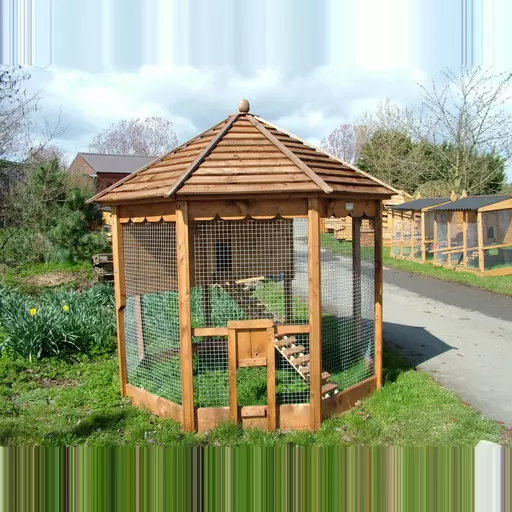 Octagonal Garden Hen House Large