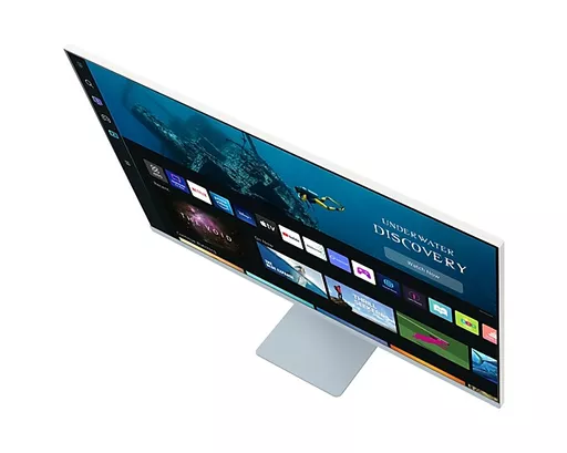 Samsung LS32BM80BUUXXU computer monitor 81.3 cm (32") 3840 x 2160 pixels 4K Ultra HD Blue, White