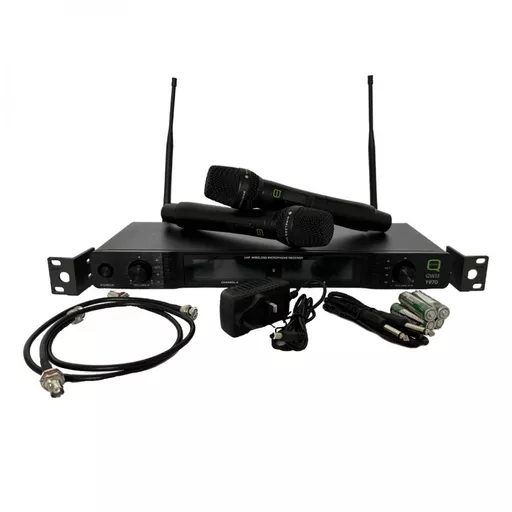 Q-Audio QWM1970HH Dual UHF Handheld System - CH38