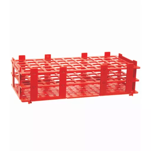 Test Tube Rack Polypropylene Red 16mm PK 5