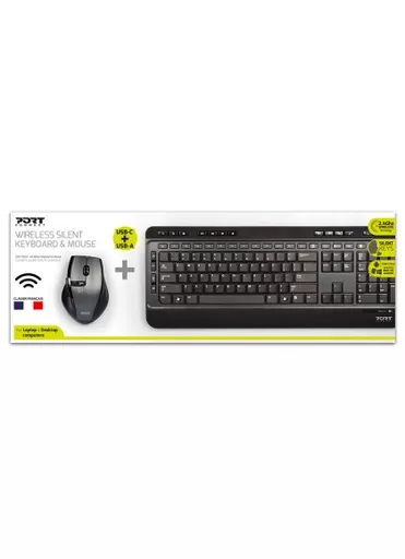 Port Designs SILENT PACK 2 IN 1 KEYBOARD + MOUSE