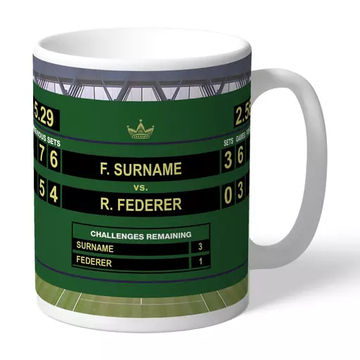 Personalised Male Tennis Mug