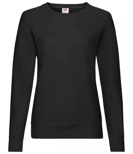 Fruit of the Loom Lady Fit Lightweight Raglan Sweatshirt