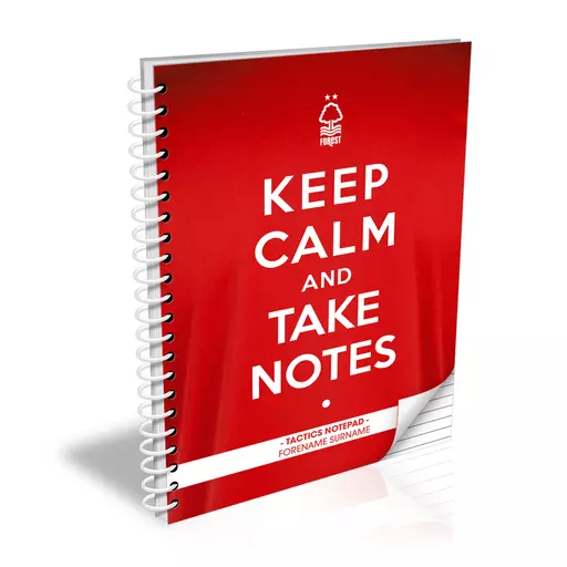 Nottingham Forest FC Keep Calm Notebook
