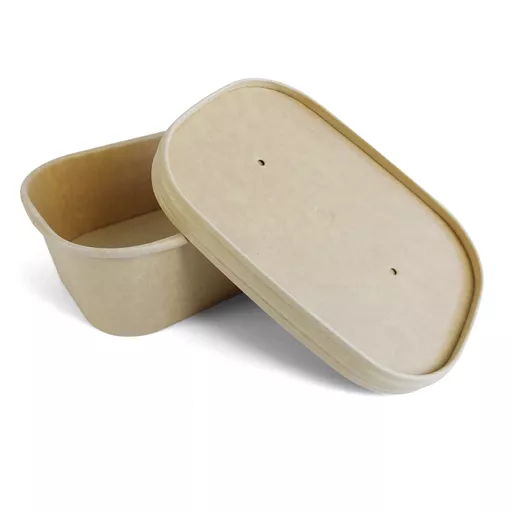 750ml Rectangular Food Bowl Kraft