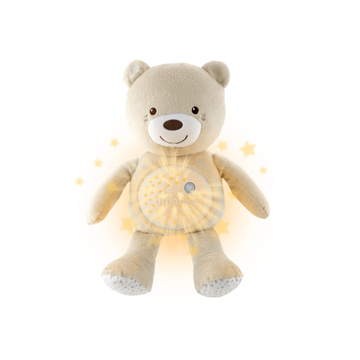 Chicco Beige First Dreams Baby Bear Plush And Projector