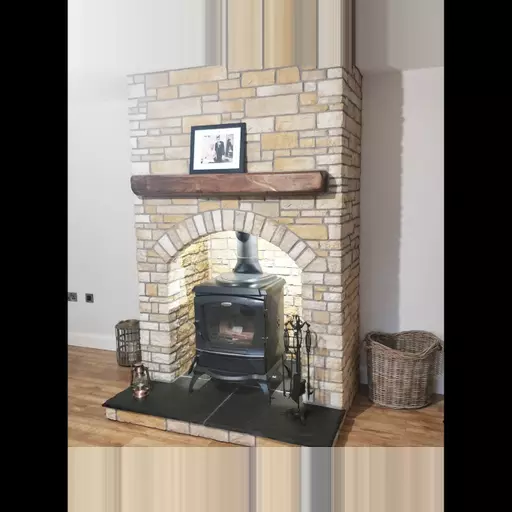 Aragon Amber Fireplace