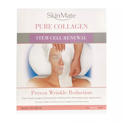 SkinMate Pure Collagen Anti-Ageing Stem Cell Renewal Mask A4 Sheet