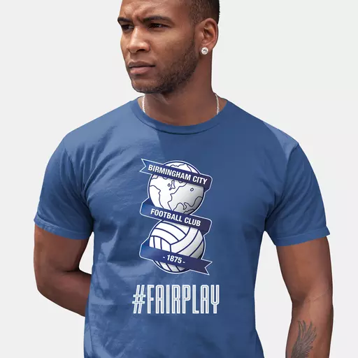 Birmingham City FC Fair Play Men's T-Shirt - Blue