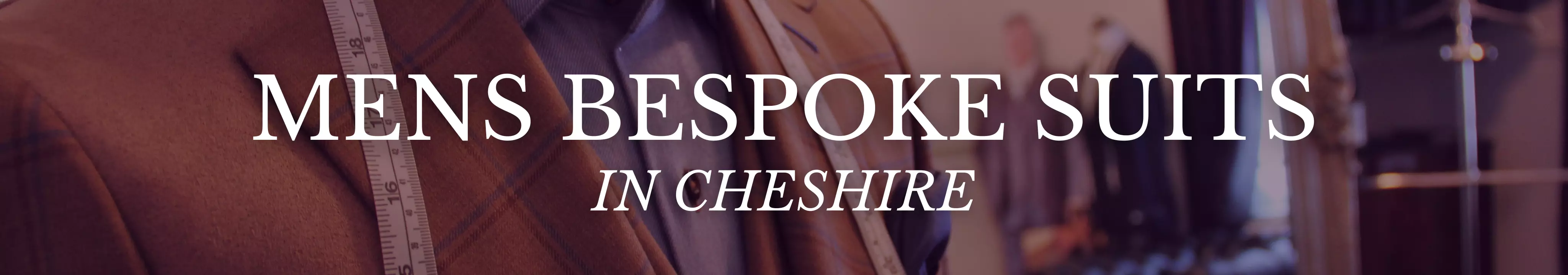 Mens bespoke suits in Cheshire