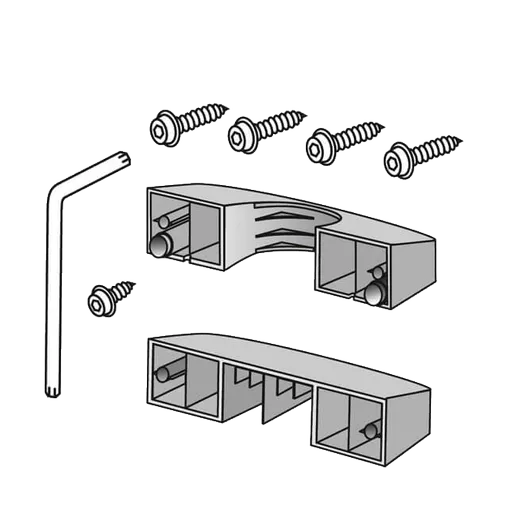 DAD Decayeux P100 Series Pole Mounting Fixing Kit