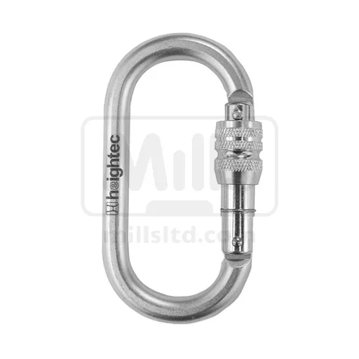 Heightec CKS0 Contract Steel Oval Screwgate Karabiner